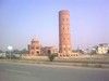 Firdaus Minar (A replica of  Hiran Minar) on Saghian