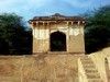 small, square building for water collection in Hiran Minar, Sheikhupura